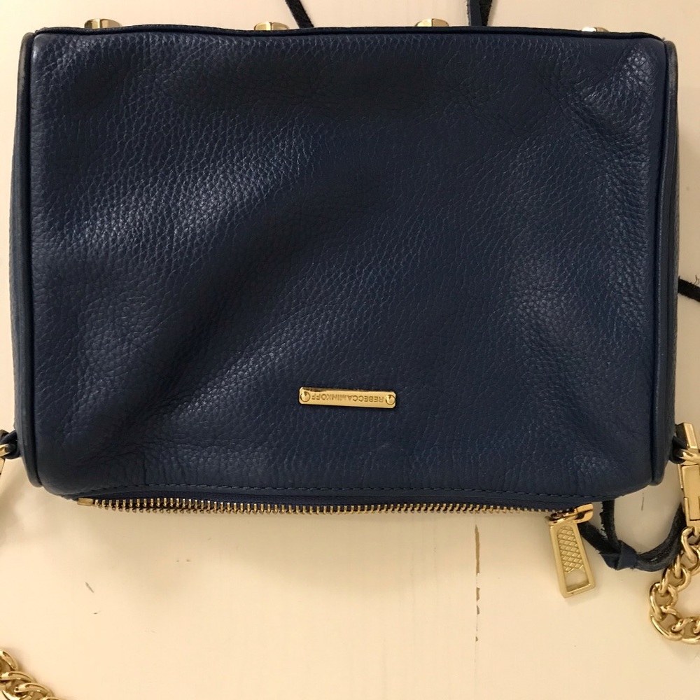 Rebecca Minkoff Leather 5 Zipper Mini Crossbody - Picture 5 of 6
